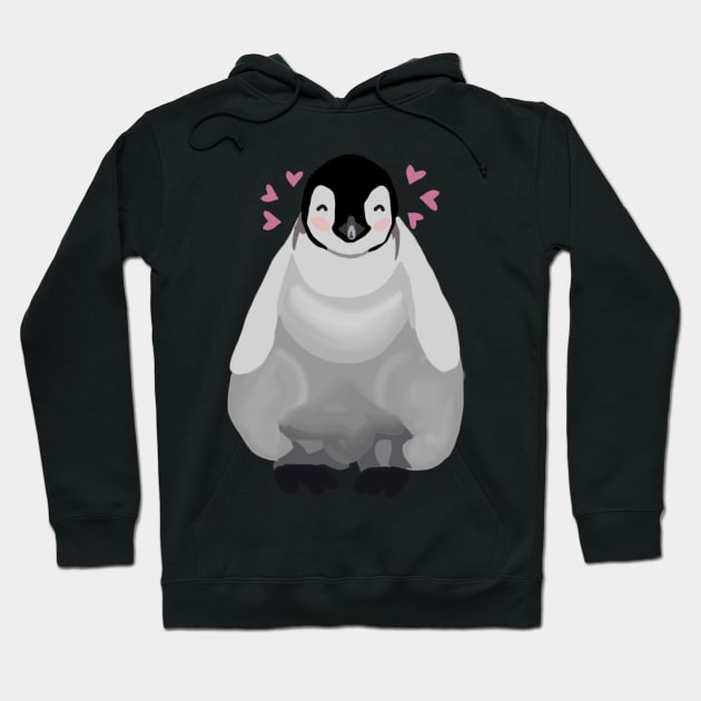 Baby Penguin Hoodie by Artstuffs121